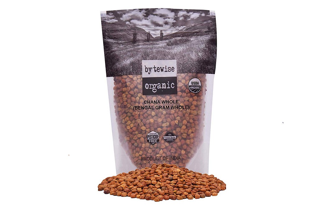 Bytewise Organic Chana Whole (Bengal Gram Whole)  Pack  1 kilogram